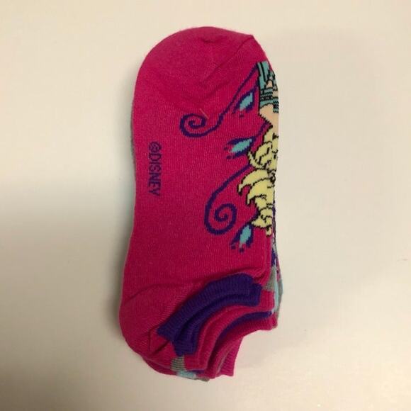 Disney Frozen No Show Socks Anna Elsa Olaf Snowman 6 PAIRS - Adult 9-11 - Picture 3 of 4